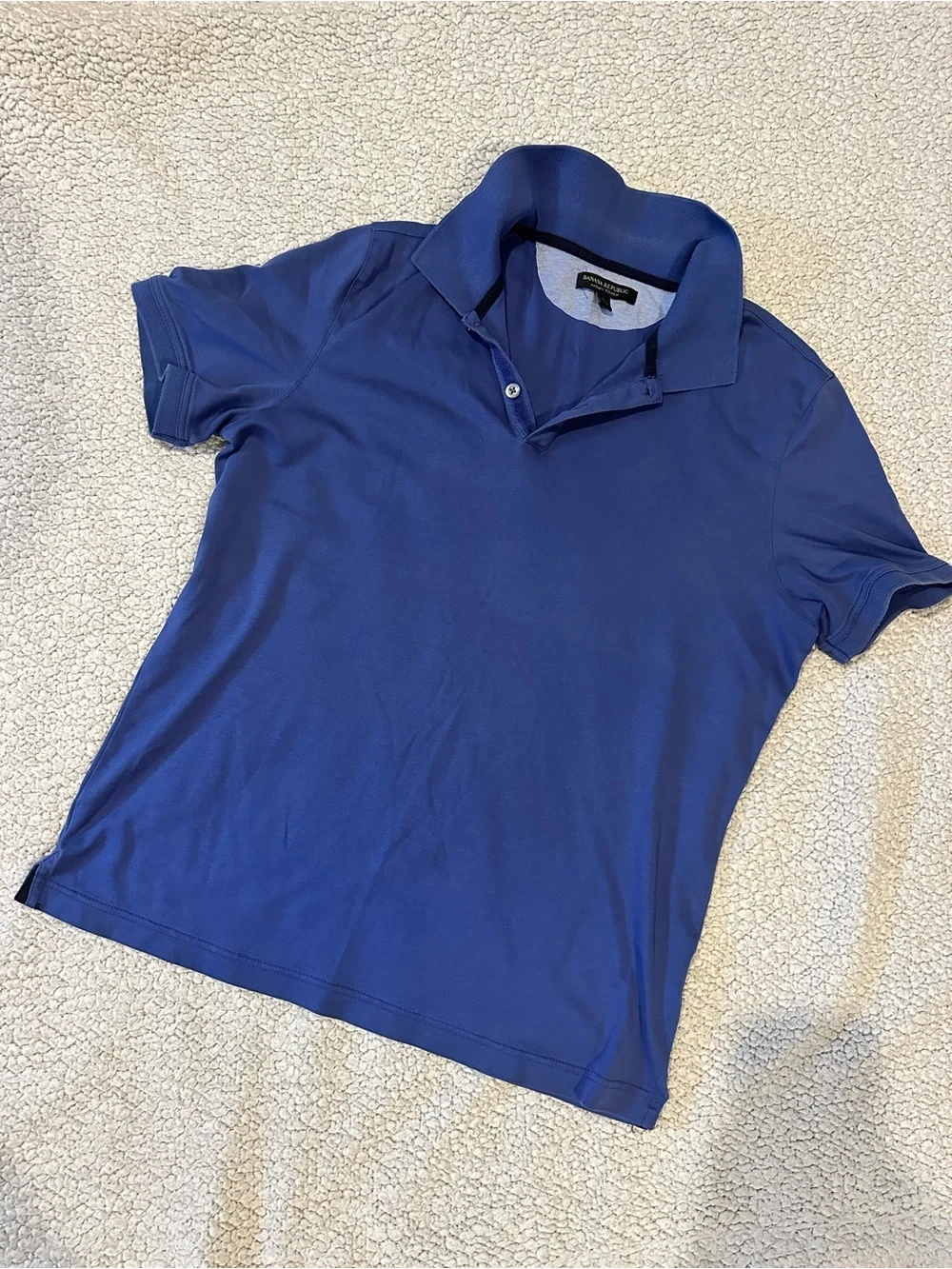 Banana Republic Men's Royal Blue Polo. Size L. EUC